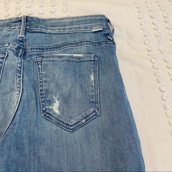 Mother High-Wasted Looker Skinny Jeans Light Wash - Picture 5 of 6